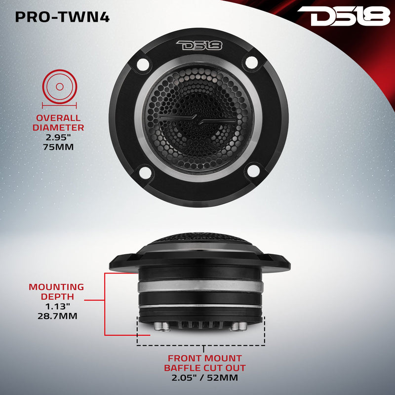 Load image into Gallery viewer, 3" High Compression Neodymium Hybrid Driver/Tweeter 140 Watts 1" Pen 4-Ohm Vc