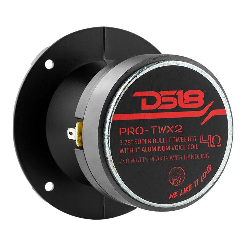 Load image into Gallery viewer, 3.8" Super Bullet Tweeter 120 Watts 1" Aluminum 4-Ohm Vc