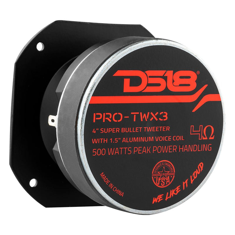 Load image into Gallery viewer, 4" Super Bullet Tweeter 250 Watts 1.5" Titanium 4-Ohm Vc