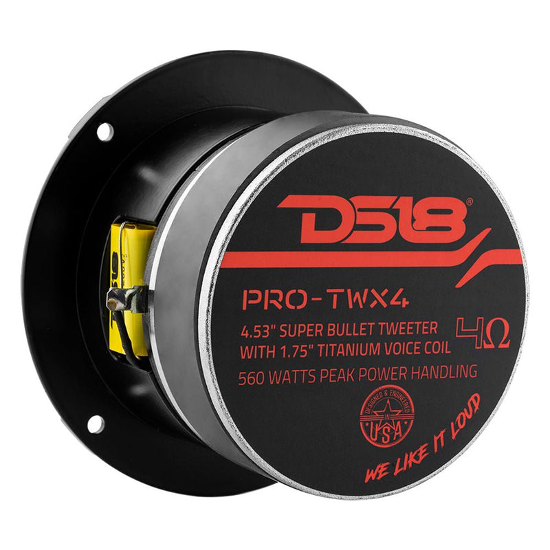 Load image into Gallery viewer, 4.5" Super Bullet Tweeter 280 Watts 1.75" Titanium 4-Ohm Vc