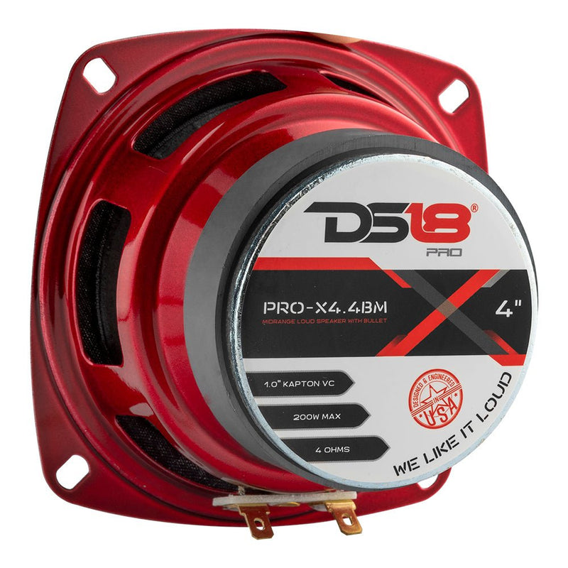 Load image into Gallery viewer, PRO-X 4" Mid-Range Loudspeaker with Bullet | 100W RMS 4-Ohm