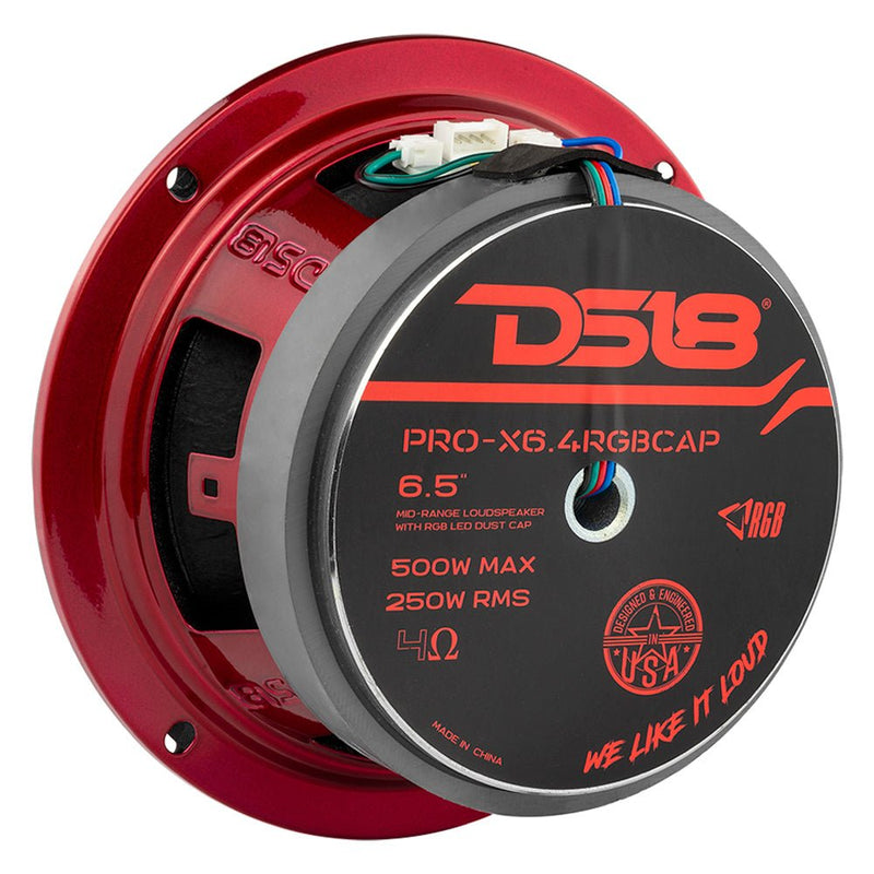 Load image into Gallery viewer, PRO-X 6.5" Mid-Range Loudspeaker with RGB Light Dust Cap 250 Watts Rms 4-Ohm