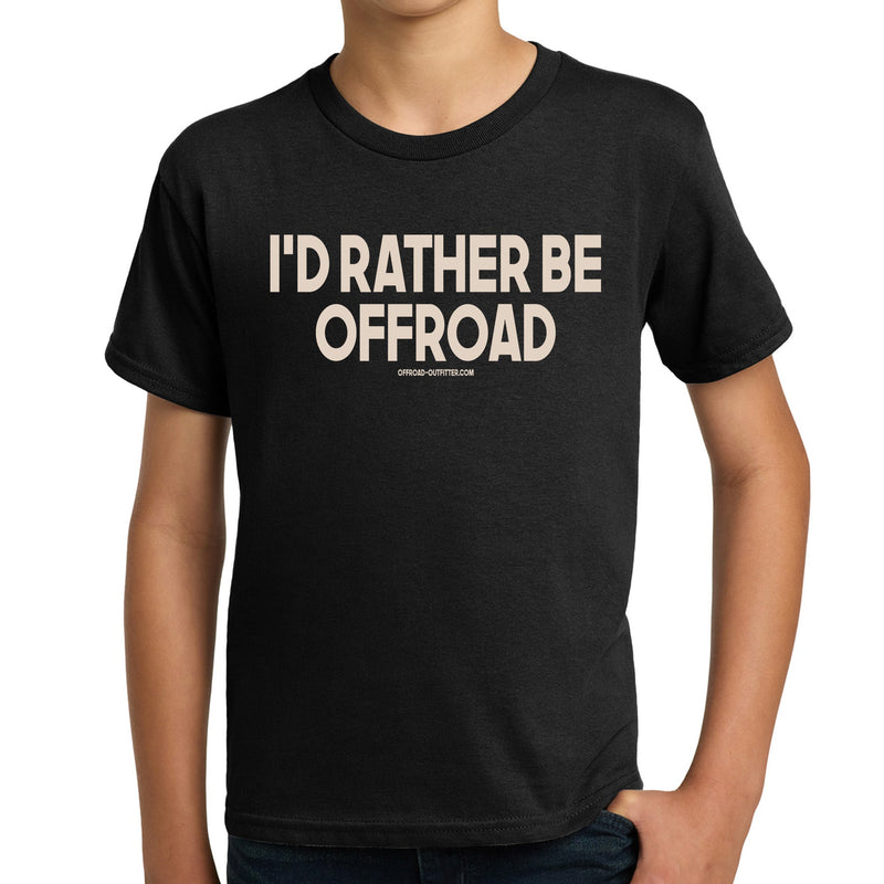 Load image into Gallery viewer, I'd Rather Be Offroad Youth T-Shirt