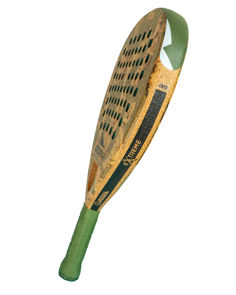 Load image into Gallery viewer, Cork Padel Racket Extreme Green + FREE Thermobag
