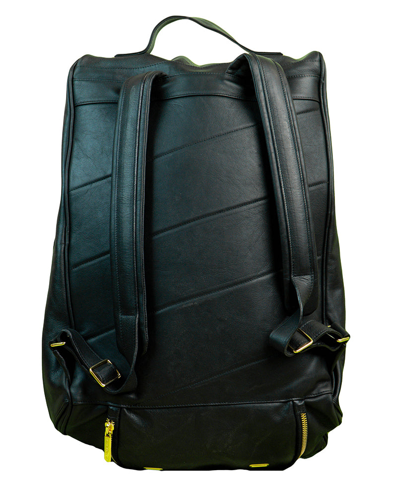 Load image into Gallery viewer, Leather Thermobag Black/Gold