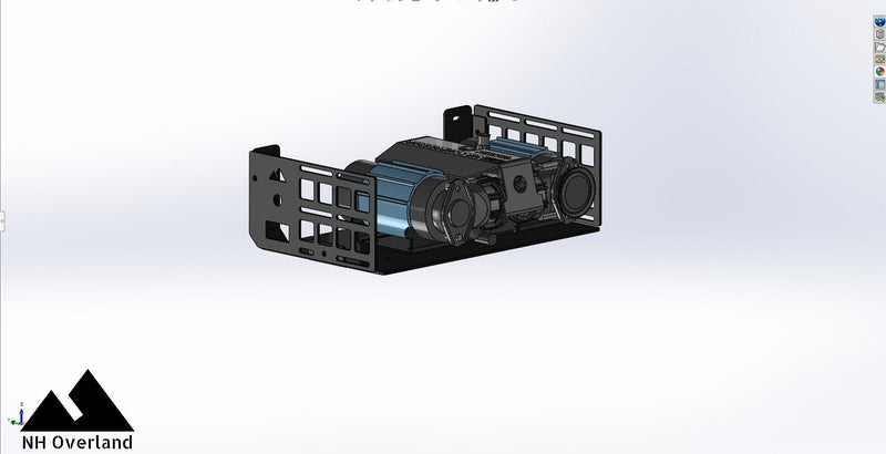 Load image into Gallery viewer, 17+ Superduty Rear Under Seat Compressor Mount