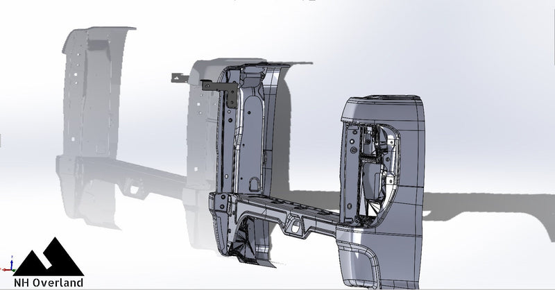 Load image into Gallery viewer, 19-23 Ford Ranger Taillight Antenna Mount