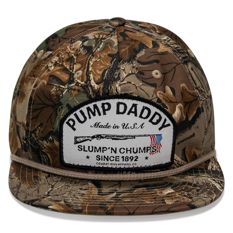 Load image into Gallery viewer, Pump Daddy Original Patch Flat Bill SnapBack Hat