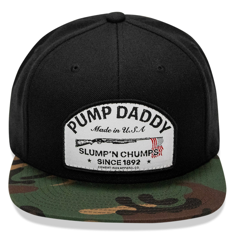Load image into Gallery viewer, Pump Daddy Original Patch Flat Bill SnapBack Hat