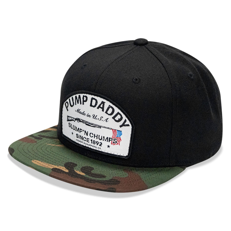 Load image into Gallery viewer, Pump Daddy Original Patch Flat Bill SnapBack Hat