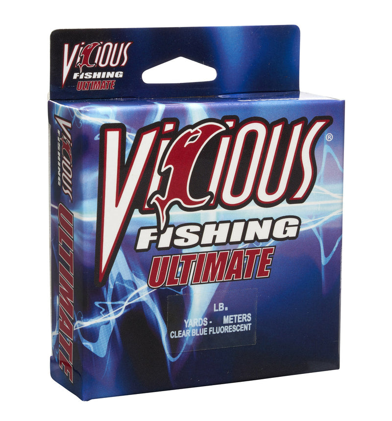 Load image into Gallery viewer, Vicious Ultimate Clear-Blue Fluorescent Mono - 6 Lb Test