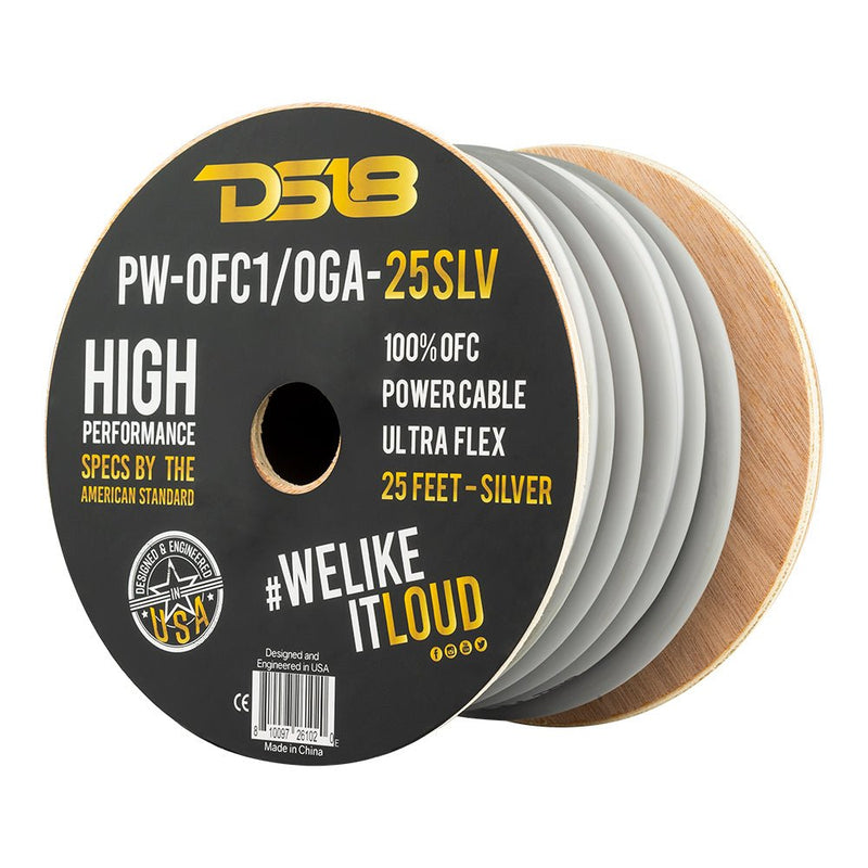 Load image into Gallery viewer, 1/0-GA 100% OFC Ground, Power Cable, 25 Feet