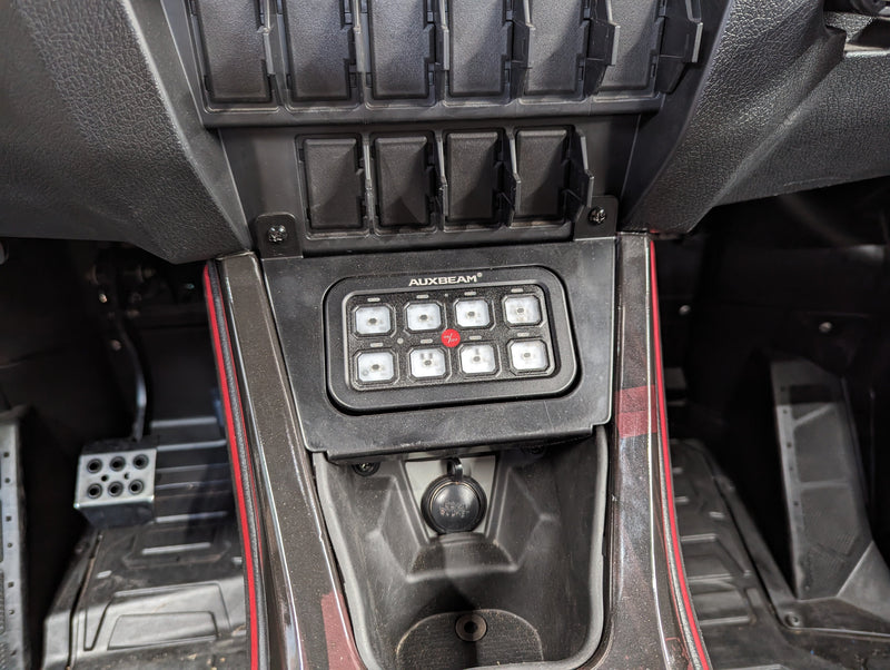 Load image into Gallery viewer, Polaris RZR Pro R Auxbeam 8-Gang Switch Panel Mount (2020–2024)