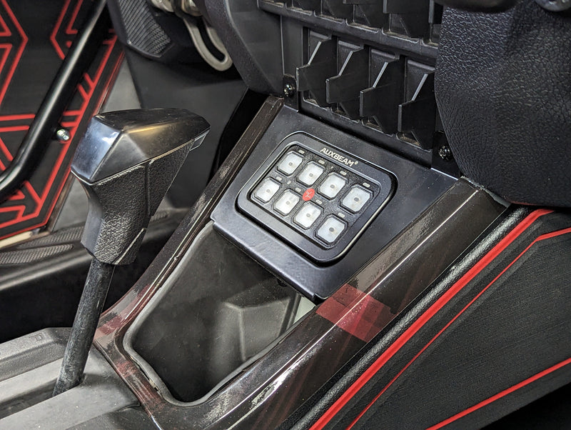 Load image into Gallery viewer, Polaris RZR Pro R Auxbeam 8-Gang Switch Panel Mount (2020–2024)