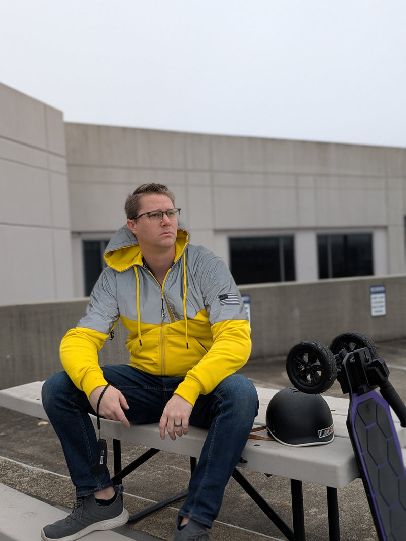 Load image into Gallery viewer, Ultra Reflective Hoodie Yellow Eclipse