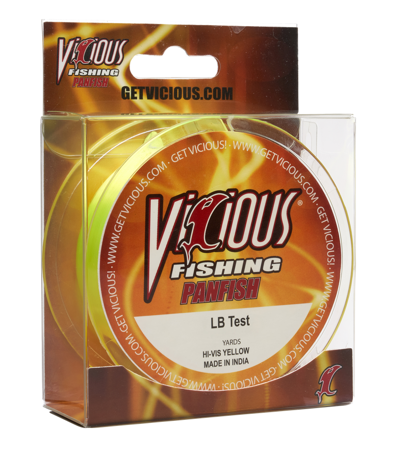 Load image into Gallery viewer, Vicious Panfish Hi-Vis Yellow Mono - 8 Lb Test