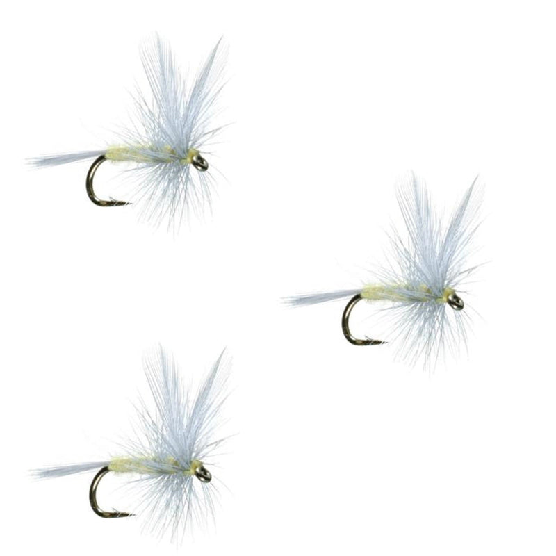 Load image into Gallery viewer, 3 Pack Pale Morning Dun PMD Classic Dry Fly - Hook Size 14