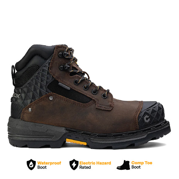 Load image into Gallery viewer, Pallet Jack 6" Composite Toe Waterproof Work Boot – Brown