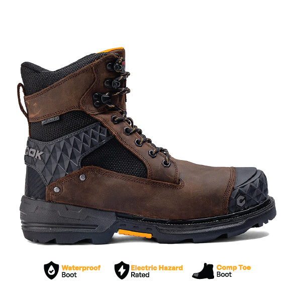 Load image into Gallery viewer, Pallet Jack 8” Insulated Composite Toe Waterproof Work Boot – Brown