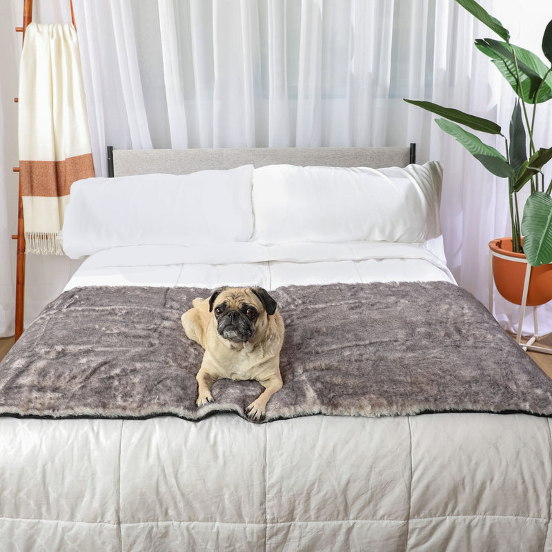 Load image into Gallery viewer, PupProtector™ Luxe Waterproof Bed Runner - Ultra Soft Chinchilla