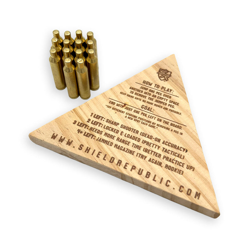 Load image into Gallery viewer, Shield Republic Pew Pew Peg Puzzle