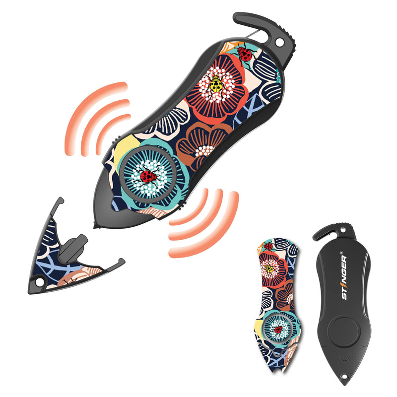 Load image into Gallery viewer, Personal Alarm Keychain Safety Emergency Tool (Ladybug)
