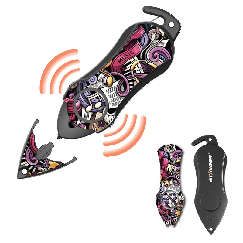 Load image into Gallery viewer, Personal Alarm Keychain Safety Emergency Tool (Music)
