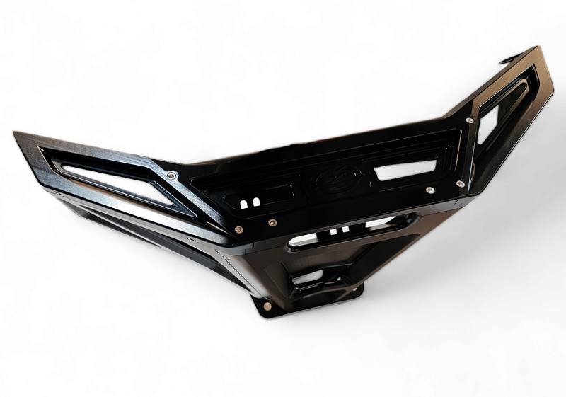 Load image into Gallery viewer, 2022-2025 Polaris RZR Pro R, Pro S, Turbo R Machined Billet Front Winch Bumper (Black Anodize)