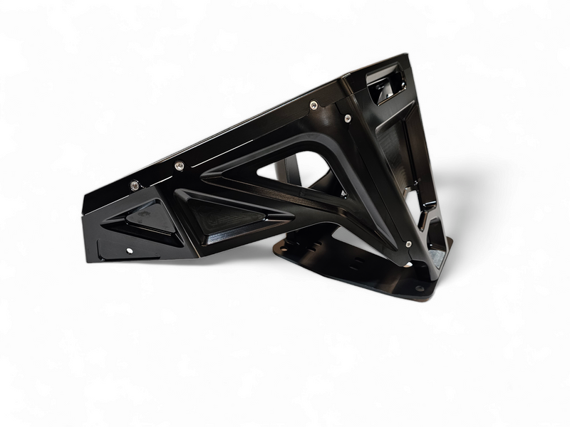 Load image into Gallery viewer, 2022-2025 Polaris RZR Pro R, Pro S, Turbo R Machined Billet Front Winch Bumper (Black Anodize)