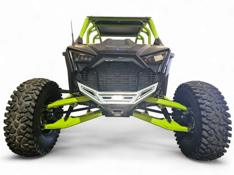 Load image into Gallery viewer, 2022-2025 Polaris RZR Pro R, Pro S, Turbo R Machined Billet Front Winch Bumper (Clear Anodize)