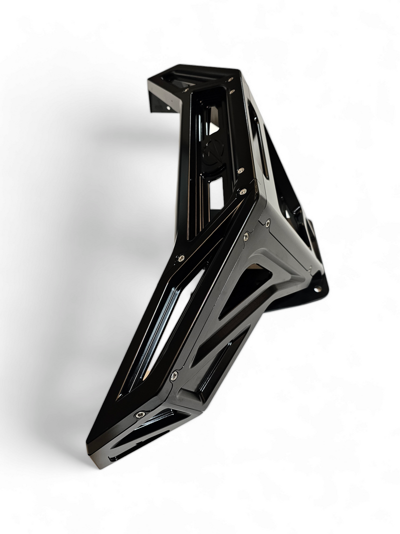 Load image into Gallery viewer, 2022-2025 Polaris RZR Pro R, Pro S, Turbo R Machined Billet Front Winch Bumper (Black Anodize)