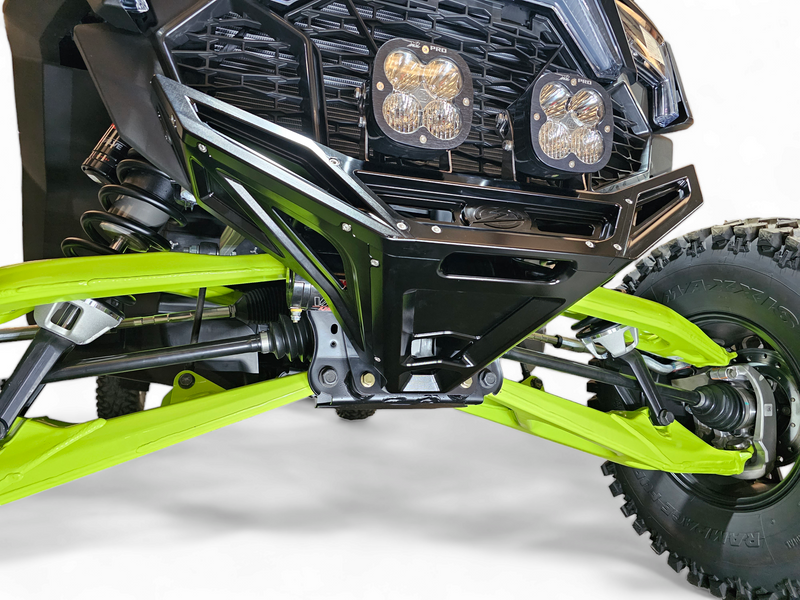 Load image into Gallery viewer, 2022-2025 Polaris RZR Pro R, Pro S, Turbo R Machined Billet Front Winch Bumper (Black Anodize)