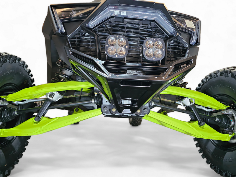 Load image into Gallery viewer, 2022-2025 Polaris RZR Pro R, Pro S, Turbo R Machined Billet Front Winch Bumper (Black Anodize)