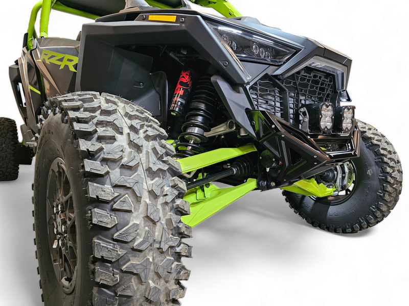 Load image into Gallery viewer, 2022-2025 Polaris RZR Pro R, Pro S, Turbo R Machined Billet Front Winch Bumper (Black Anodize)