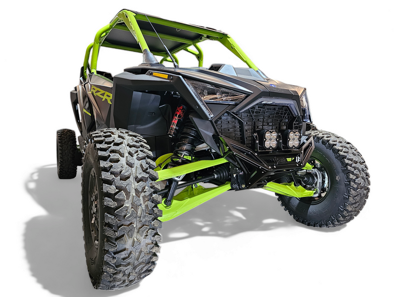 Load image into Gallery viewer, 2022-2025 Polaris RZR Pro R, Pro S, Turbo R Machined Billet Front Winch Bumper (Black Anodize)