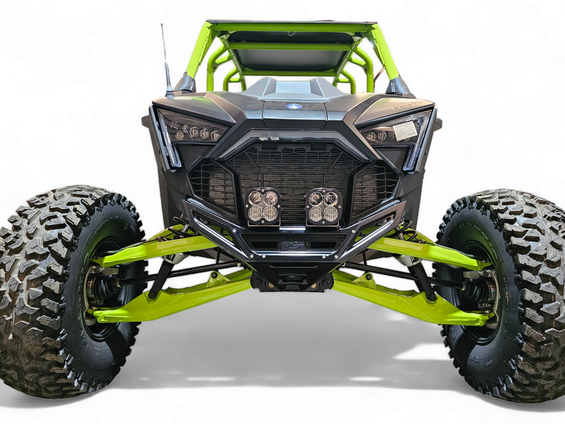 Load image into Gallery viewer, 2022-2025 Polaris RZR Pro R, Pro S, Turbo R Machined Billet Front Winch Bumper (Black Anodize)