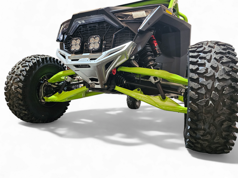 Load image into Gallery viewer, 2022-2025 Polaris RZR Pro R, Pro S, Turbo R Machined Billet Front Winch Bumper (Clear Anodize)