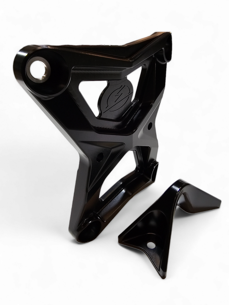Load image into Gallery viewer, 2020-2024 Polaris RZR Pro XP Radius Rod Plate with Tow Hook Black