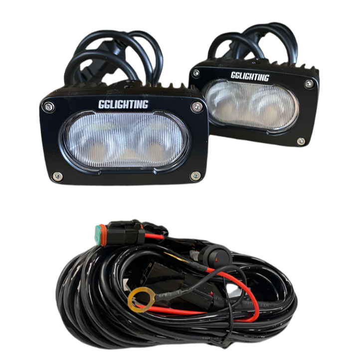 Load image into Gallery viewer, GP10 Offroad LED Pod Bundle White With Free Wiring Harness