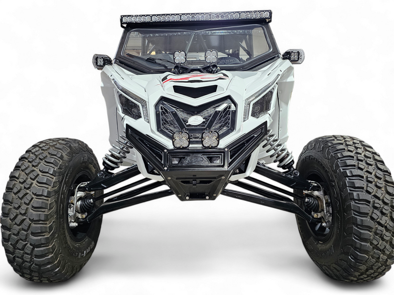 Load image into Gallery viewer, 2017 to Current Can-Am X3 Maverick Machined Billet Front Winch Bumper (Black Anodize)