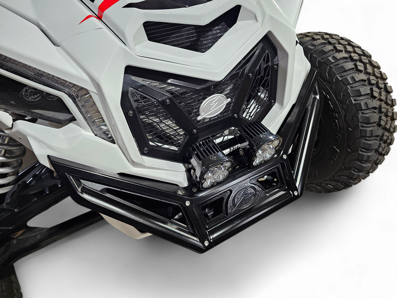 Load image into Gallery viewer, 2017 to Current Can-Am X3 Maverick Machined Billet Front Winch Bumper (Black Anodize)