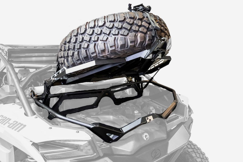 Load image into Gallery viewer, 2017-2024 Can Am X3 Maverick Volt Series Baja Spare Tire Rack