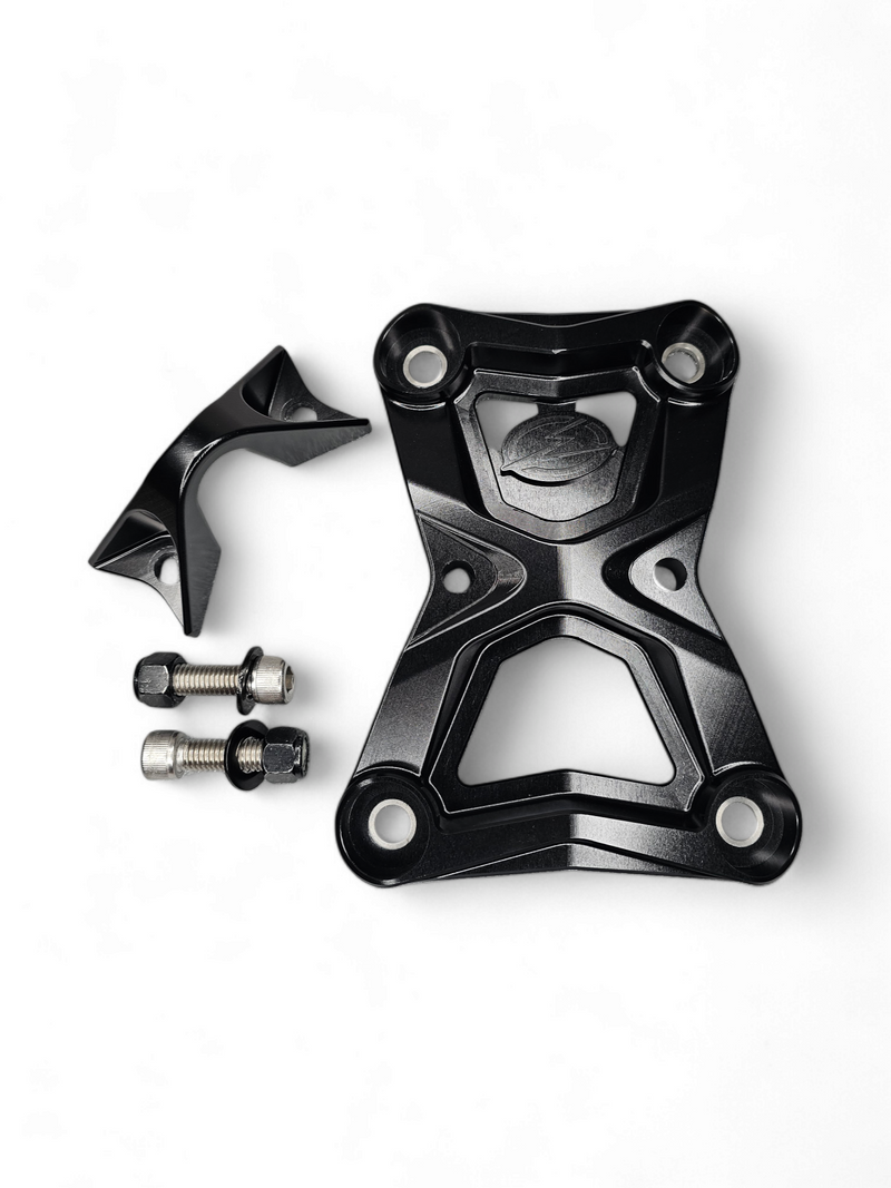 Load image into Gallery viewer, 2022-2025 Polaris RZR Turbo R/Pro R Radius Rod Plate with Tow Hook Black