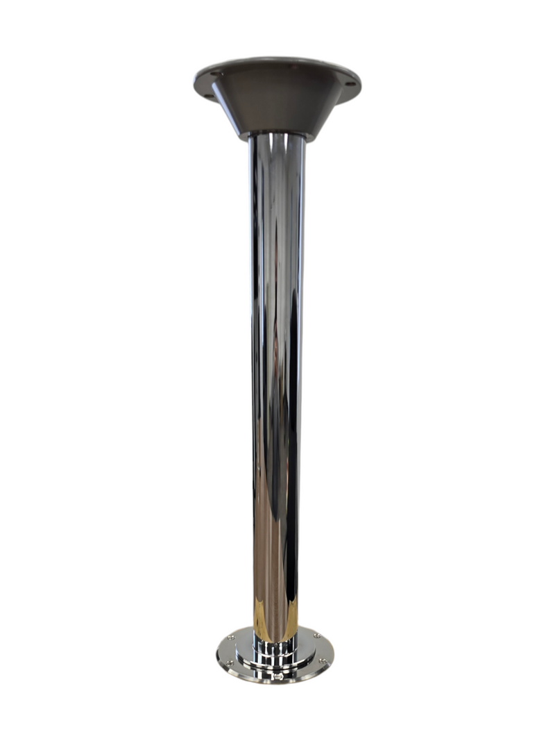 Load image into Gallery viewer, Boat Table Bracket, Table Post & Flush Mount Floor Plate - Stainless Steel