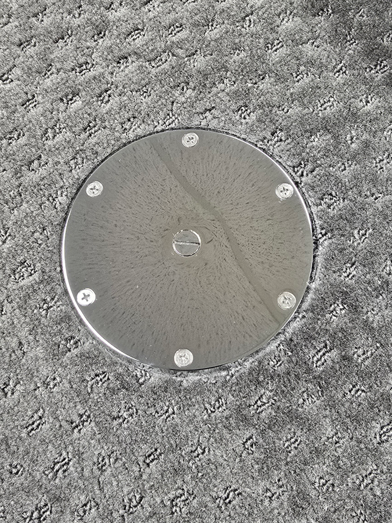 Load image into Gallery viewer, Boat Table Bracket, Table Post & Flush Mount Floor Plate - Stainless Steel