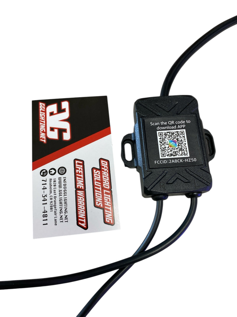 Load image into Gallery viewer, 2' Full Color RGB Fat Whip Pair With Bluetooth/Remote
