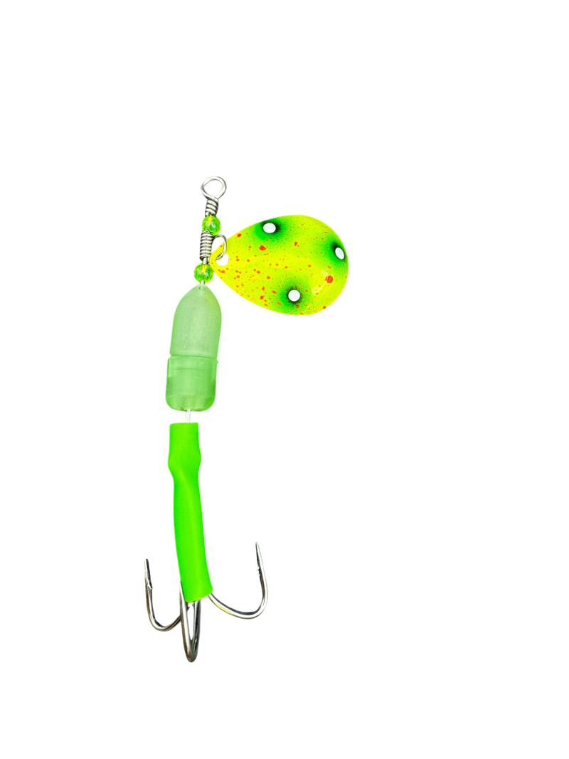 Load image into Gallery viewer, Scent Bullet Salmon Spinner ™
