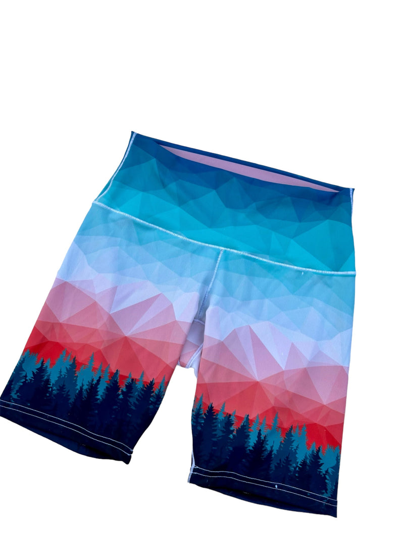 Load image into Gallery viewer, Treeline Trail Biker Yoga Shorts
