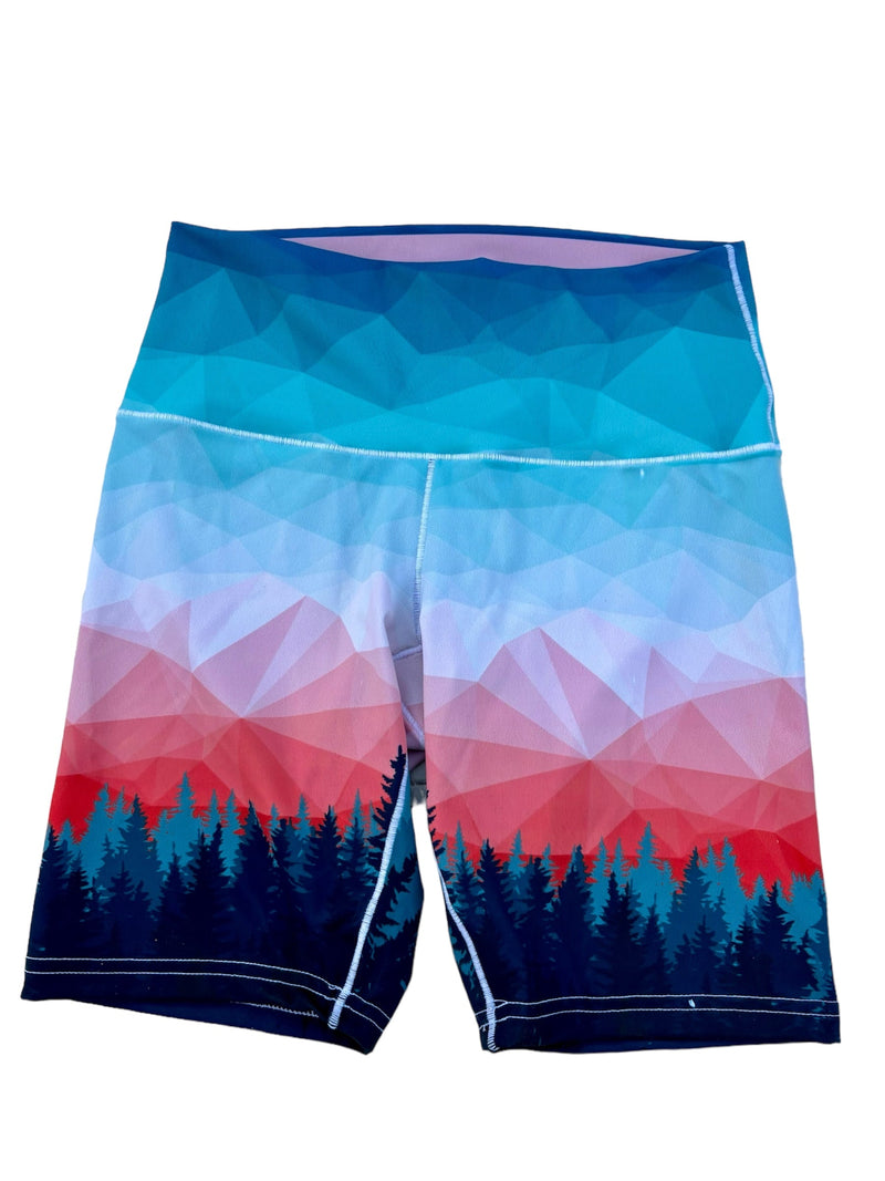 Load image into Gallery viewer, Treeline Trail Biker Yoga Shorts