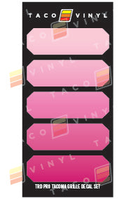 Load image into Gallery viewer, Taco Vinyl Pro Grille Decals